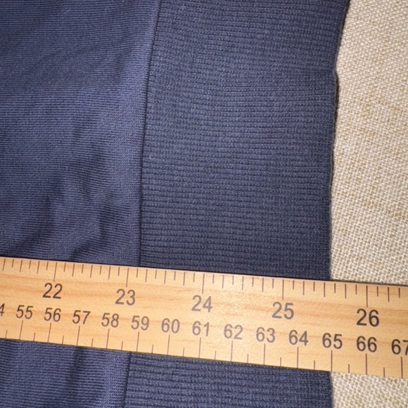 Jason Wu | French Terry Hoodie with Lace Trim Marine Blue | Size L - Picture 5 of 6